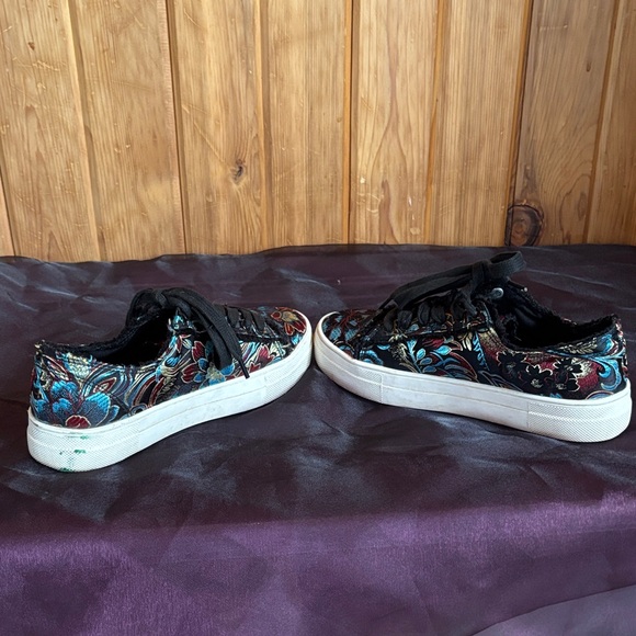 Rock & Candy Satin Floral Shoes - Picture 6 of 7